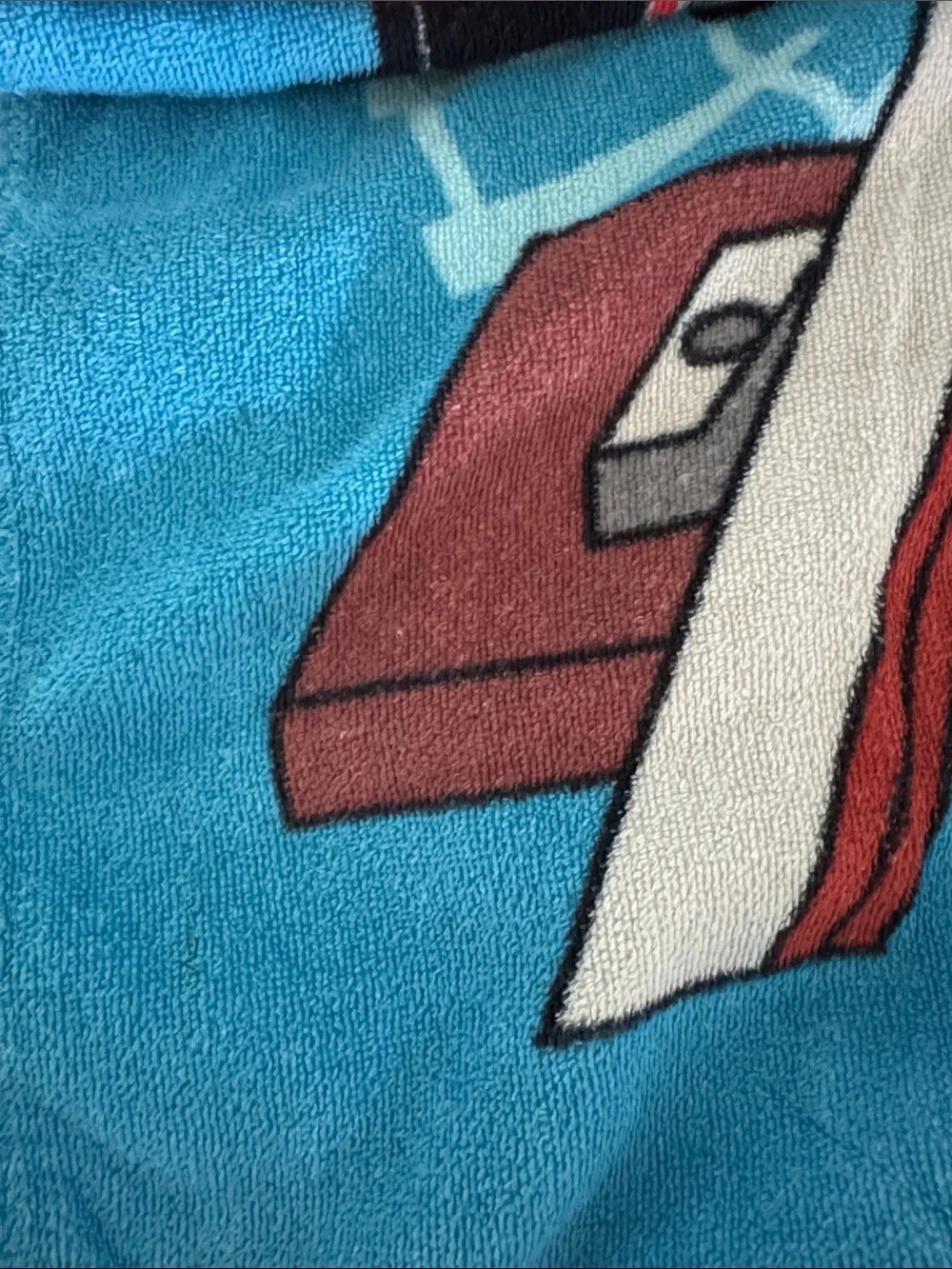 Vintage 2007 Thomas The Train Beach Bath Towel Blue Kids Thomas & Friends